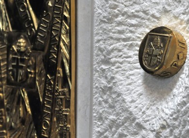 A reliquary containing the blood of pope John Paul II