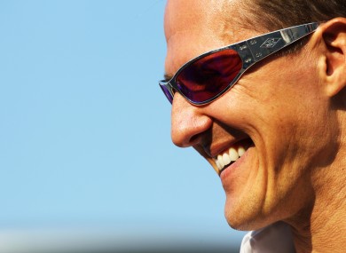 Schumacher pictured at the Italian Grand Prix in 2012.
