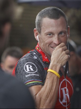 File picture of Lance Armstrong in 2010.