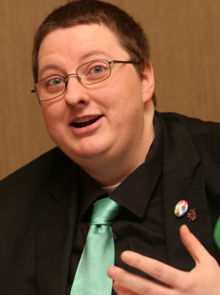 Ben Power of the Transgender Equality Network Ireland (TENI) pictured earlier this week.