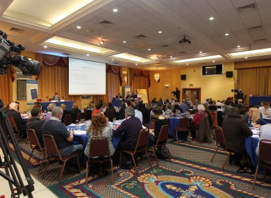 File photo of the convention in February last year.