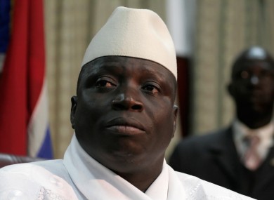 Gambian President Yahya Jammeh.