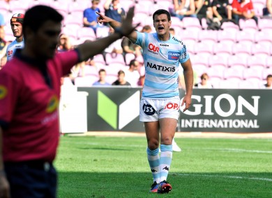 Sexton played the full game at out-half for Racing.