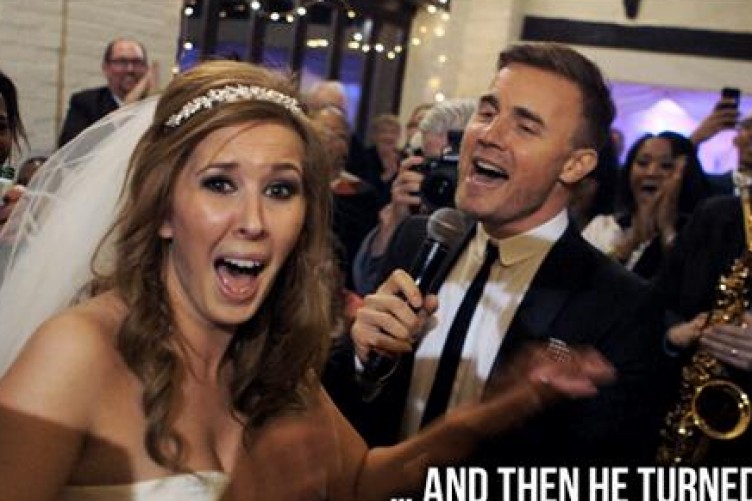 Here S The Brilliant Moment Gary Barlow Surprised A Fan At Her Wedding