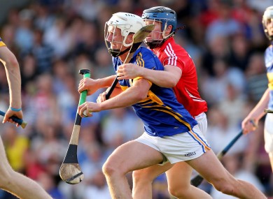 Tipperary's Brian Stapleton and Conor Lehane of Cork.
