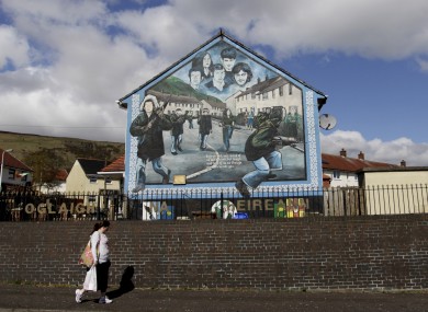 IRA mural in West Belfast.