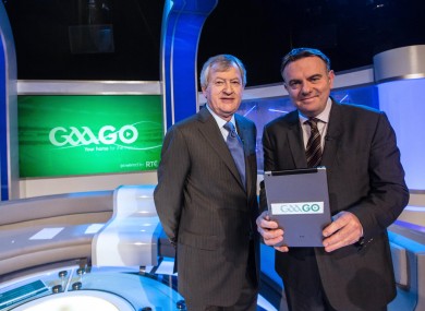 Noel Curran, Director General of RTÉ and Páraic Duffy, Director General of the GAA.