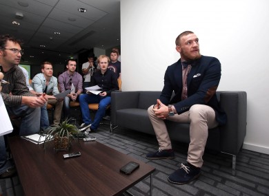 McGregor is set to return for his first fight since a serious cruciate injury last year.