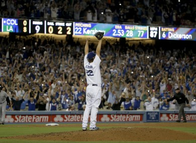 Kershaw: close to throwing MLB's first perfect game since August 2012.