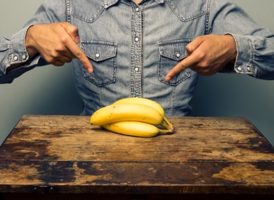 Super banana posted by model