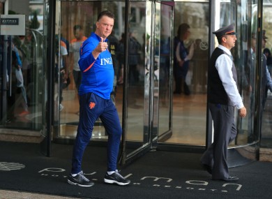 Van Gaal's thoughts will turn to Manchester after tomorrow's third/fourth-place play-off.