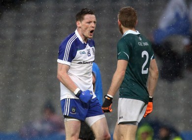 Monaghan's Conor McManus celebrates a score.