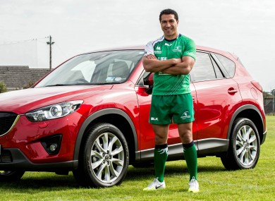 Mils Muliaina has been appointed as Connacht's official Mazda Ambassador for the 2014/15 season.