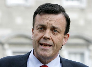 Former finance minister Brian Lenihan