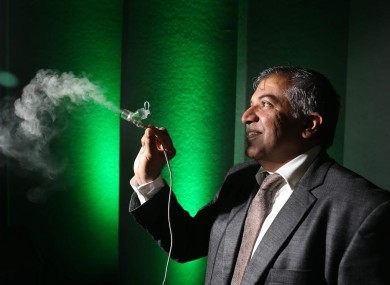 Professor Abhay Pandit of Curam, NUIG with his Aerogen nebulizer who will benefit from the new funds.