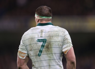 Ruddock was excellent in the seven shirt for Ireland last weekend.