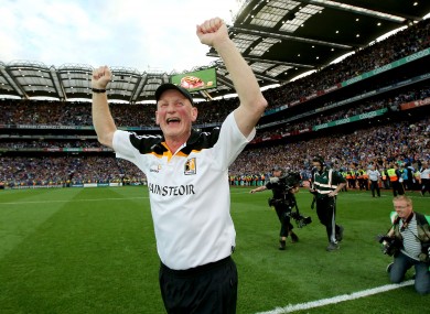 Kilkenny manager Brian Cody is among the nominees this year.