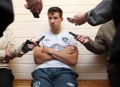 St Ledger scored Ireland's only goal at Euro 2012.