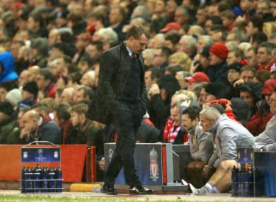 Rodgers blasted the referee's decision to send off Lazar Markovic.