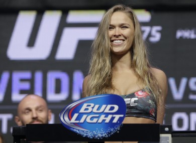 Rousey: UFC bantamweight champion has been a trailblazer for women's MMA.