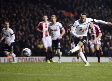 Townsend converted from the spot after McEveley's handball.