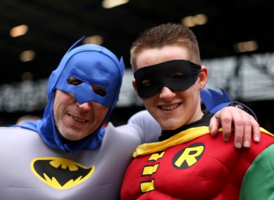 'Batman' was in attendance as the brawl broke out.
