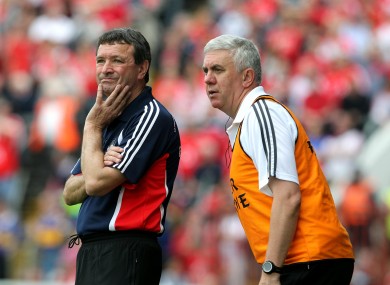 Jimmy Barry-Murphy (left) and Ger Cunningham will face off at Croke Park on Saturday