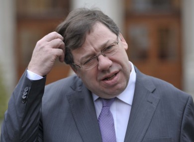 Former Taoiseach Brian Cowen