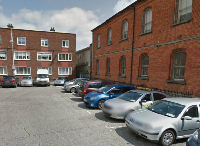 George's Place, outside Temple Street Children's Hospital.