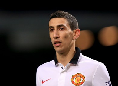 Angel Di Maria has struggled at times since moving to Man United.