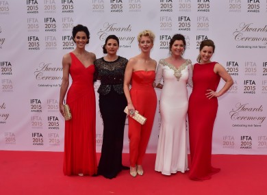 L-R Glenda Gilson, Lisa Cannon, Aisling O'Loughlin, Colette FitzPatrick and Sinead Desmond: