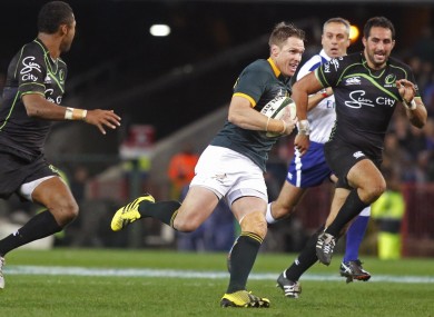 It was de Villiers' first appearance since dislocating his knee.