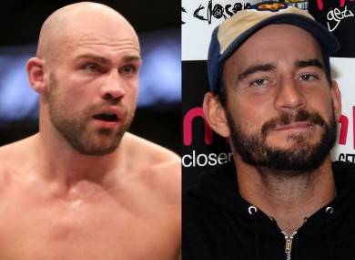 Cathal Pendred and Phil 'CM Punk' Brooks.
