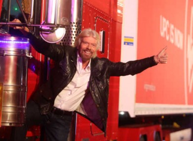 Richard Branson at the launch party for Virgin Media last week.