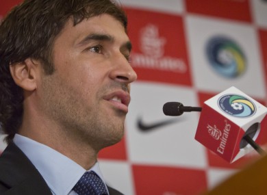 Raul spent the last season playing in America.