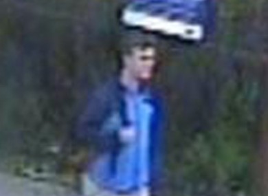 CCTV image of the kayaker, whose body was found on 11 September.