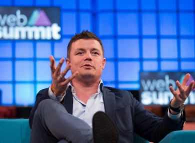O'Driscoll was speaking alongside Rio Ferdinand on the main stage at the Web Summit.