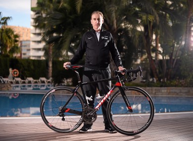 Kelly at the team's training base in Calpe last week.