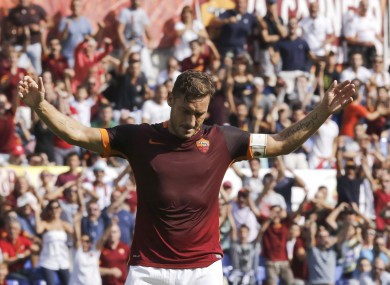 Francesco Totti is a Roma legend.