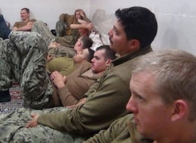 Photos of the detained sailors have been released.