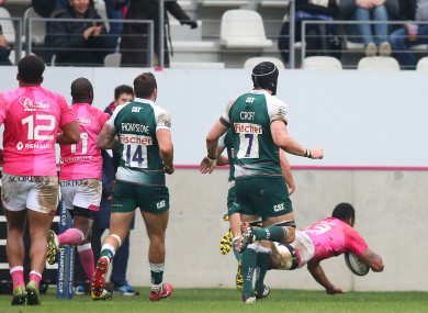 Vuidarvuwalu scored the second of Stade's five tries in Paris.