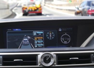 Car manufactures like Toyota (pictured) are currently testing their own autonomous vehicles, but it's a long way from release.