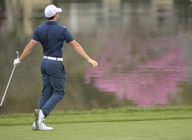 Rory McIlroy was out of sorts at Bay Hill today.