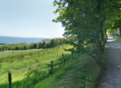 Carnfunnock Country Park along the Antrim coastline.