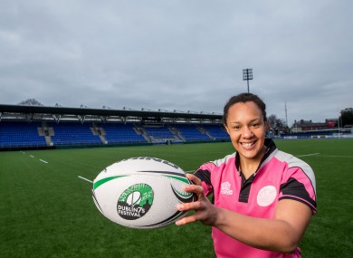 Spence helped launch the Dublin 7s festival at Donnybrook.