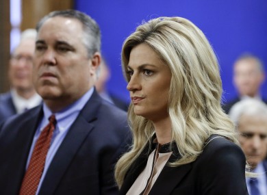 Sportscaster and television host Erin Andrews.