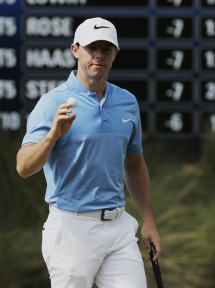 McIlroy: seven birdies and an eagle in superb 64.