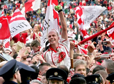 Canavan after winning the All-Ireland in 2005.