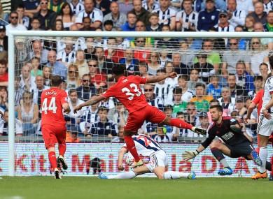 Ibe fires home the equaliser.
