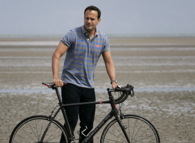 Minister Leo Varadkar an the announcement of a three year sponsorship of Triathlon Ireland by Vodafone in 2014.